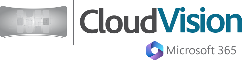 O logo do Brasoftware Cloud Vision e Microsoft 365