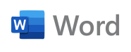 O logo do Word